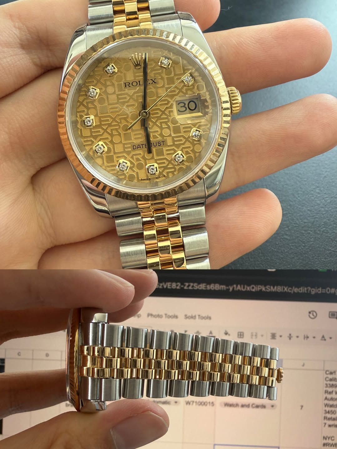 May be an image of wrist watch and text