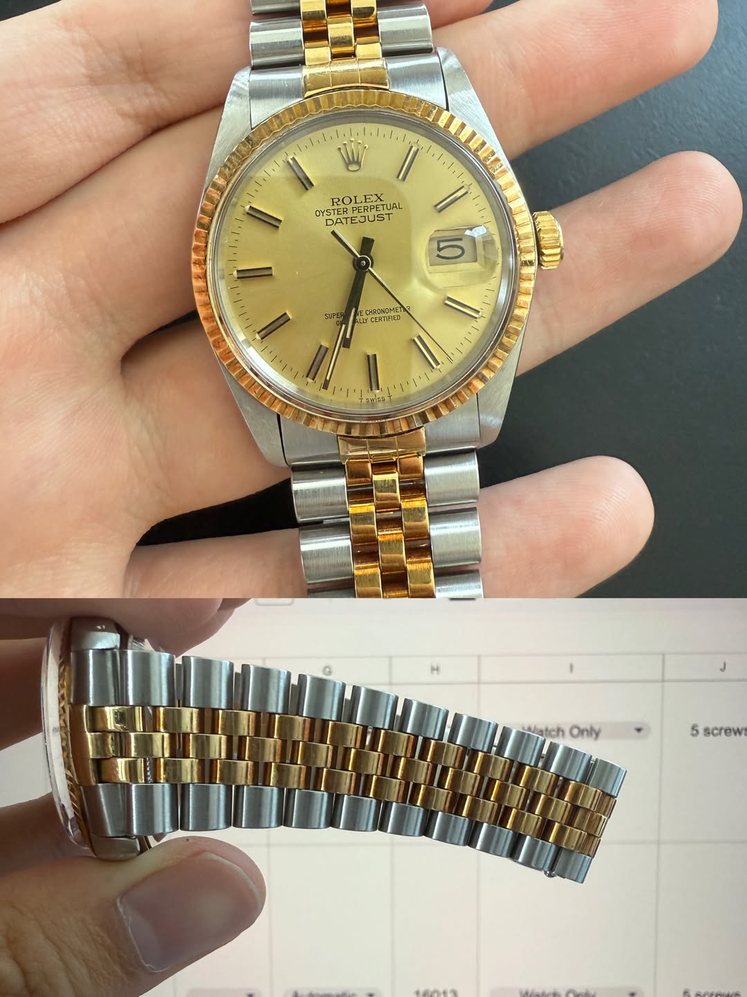 May be an image of wrist watch and text