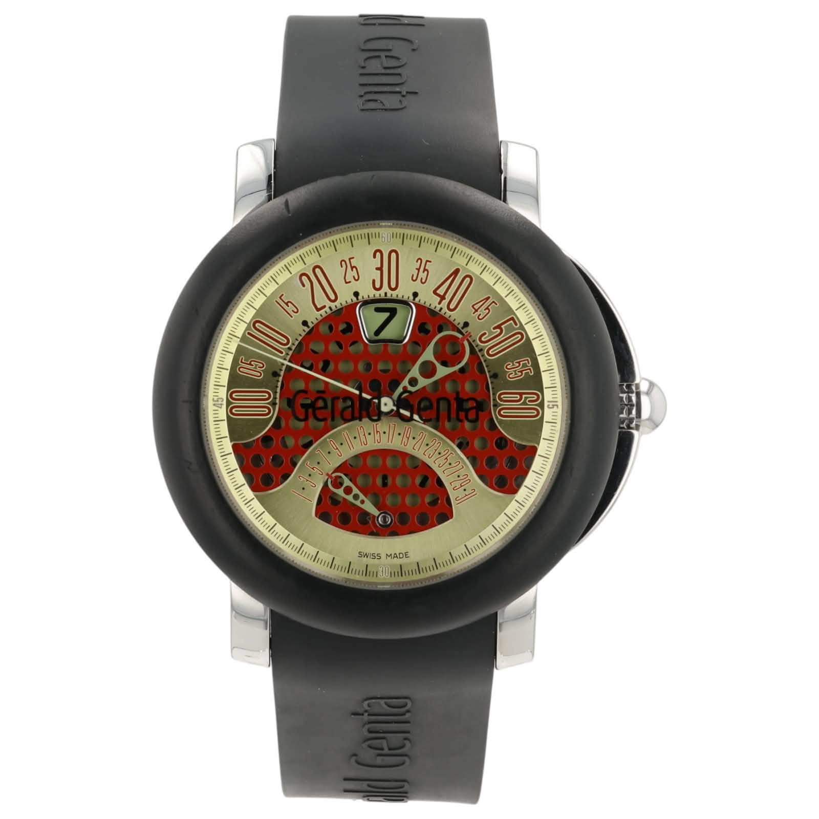 May be an image of leather, digital watch and text