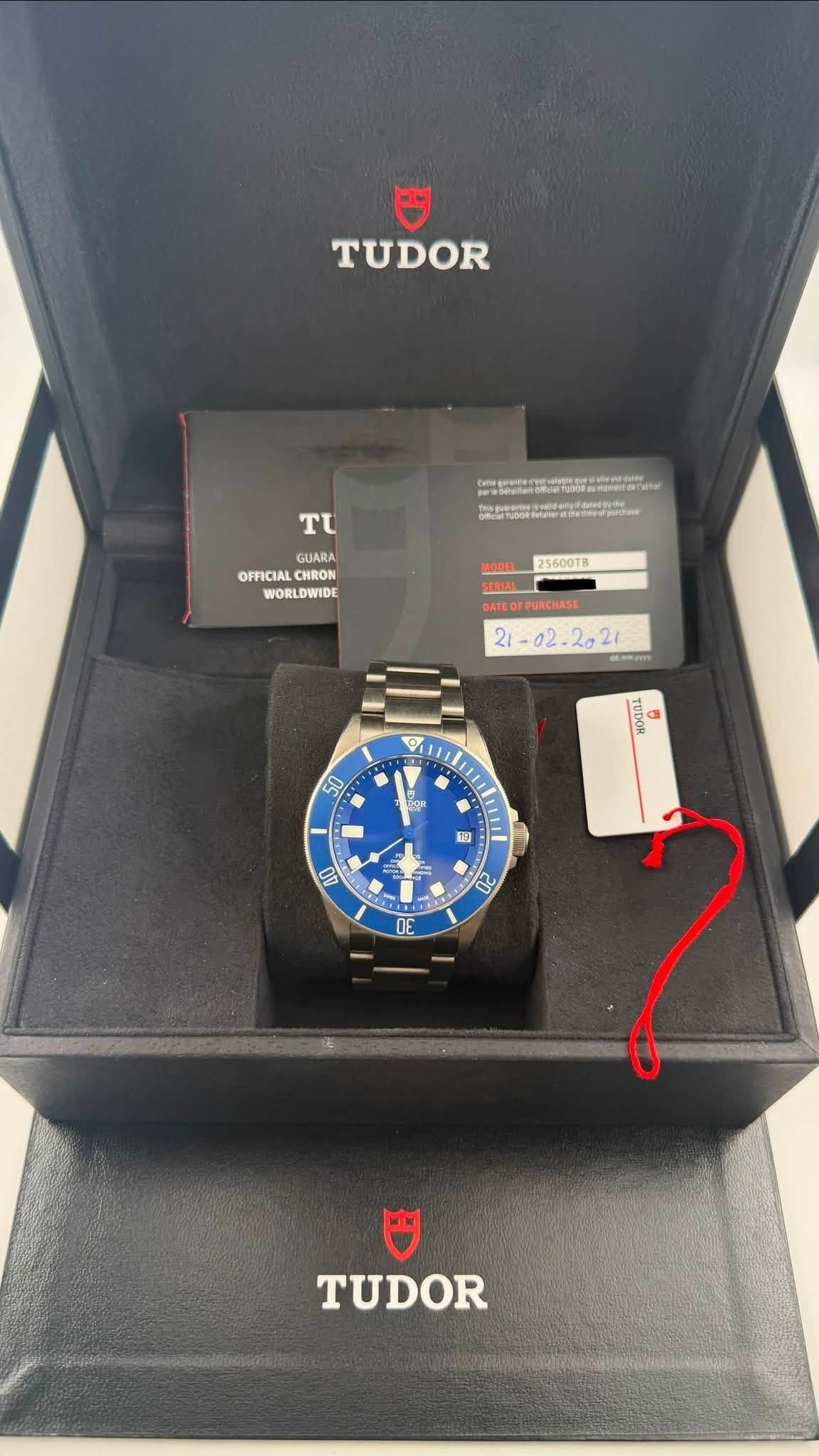 May be an image of wrist watch and text that says 'TUDOR T Maato OFFICIAL OFFICIALCHRON CHRON WORLDWIDE 星勿口話 25600TB TUDOR " រ្ឍន ម្រ は 10 2 20 ن TUDOR'
