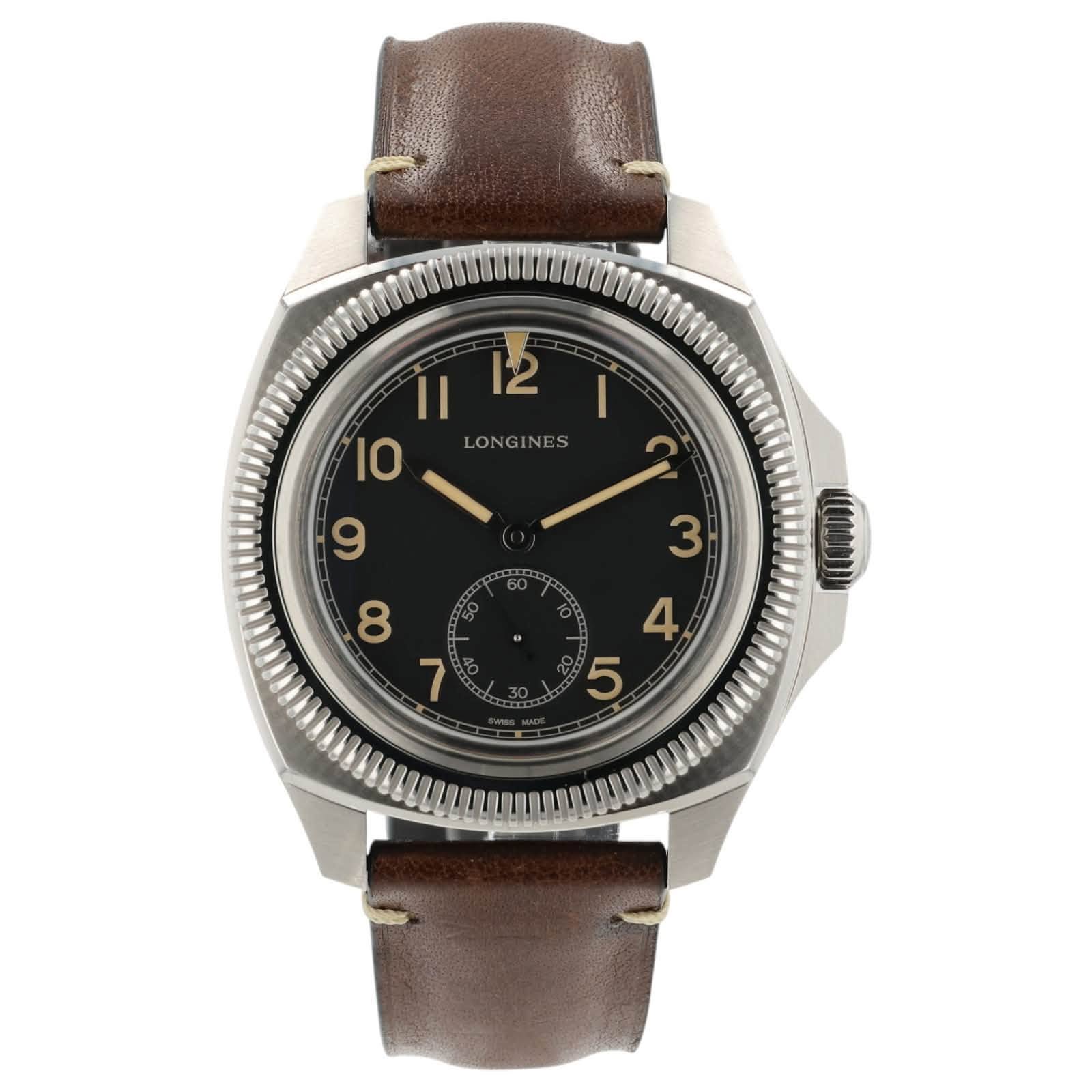 May be an image of wrist watch and text that says '12 Il ١ 10 LONGINES ና 9 EU E '