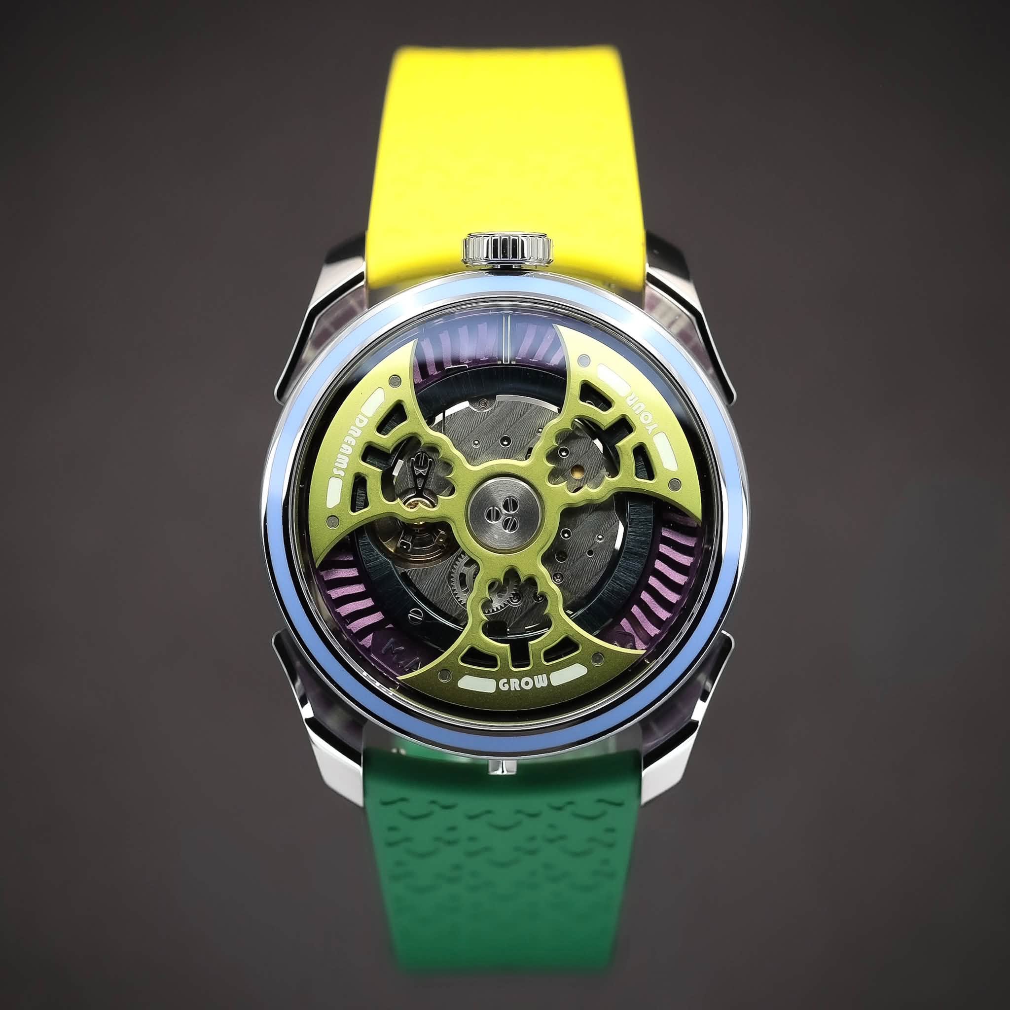 May be an image of wrist watch and text
