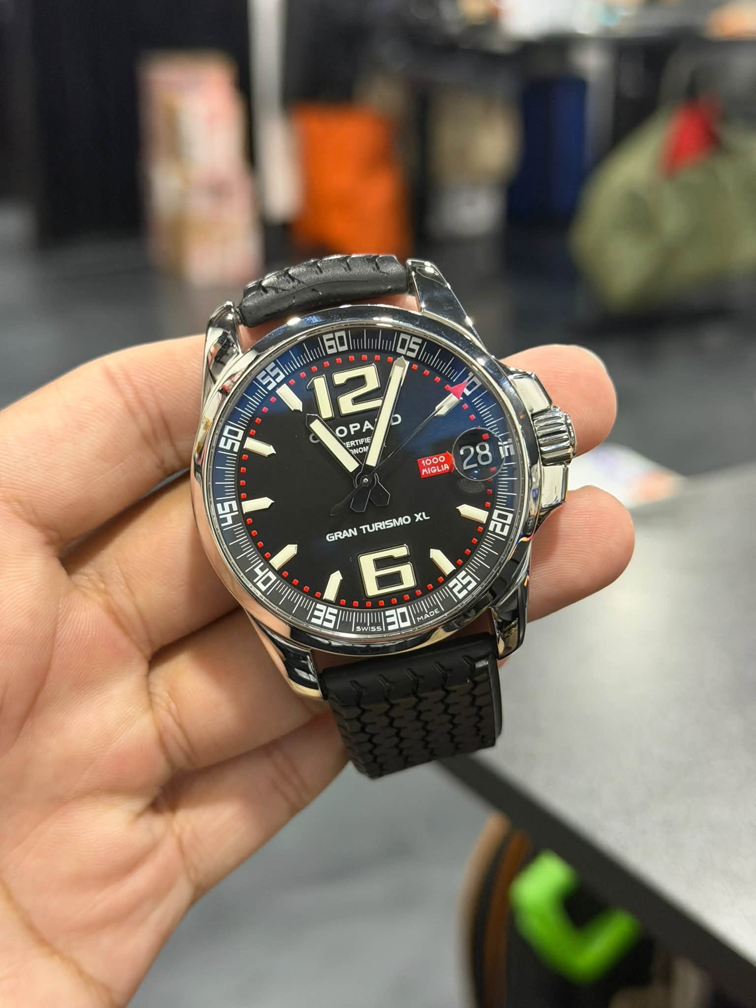 May be an image of digital watch and text