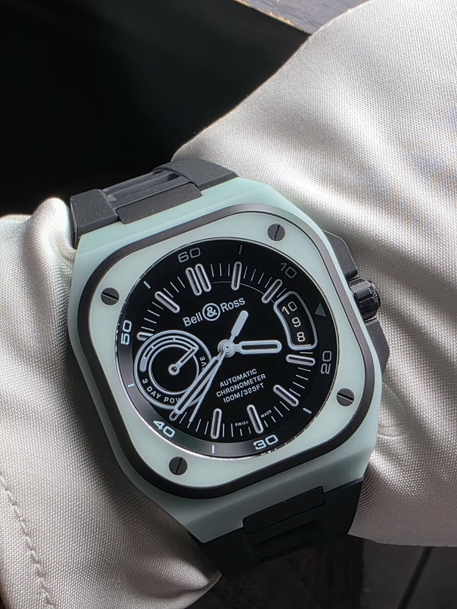 May be an image of digital watch and text