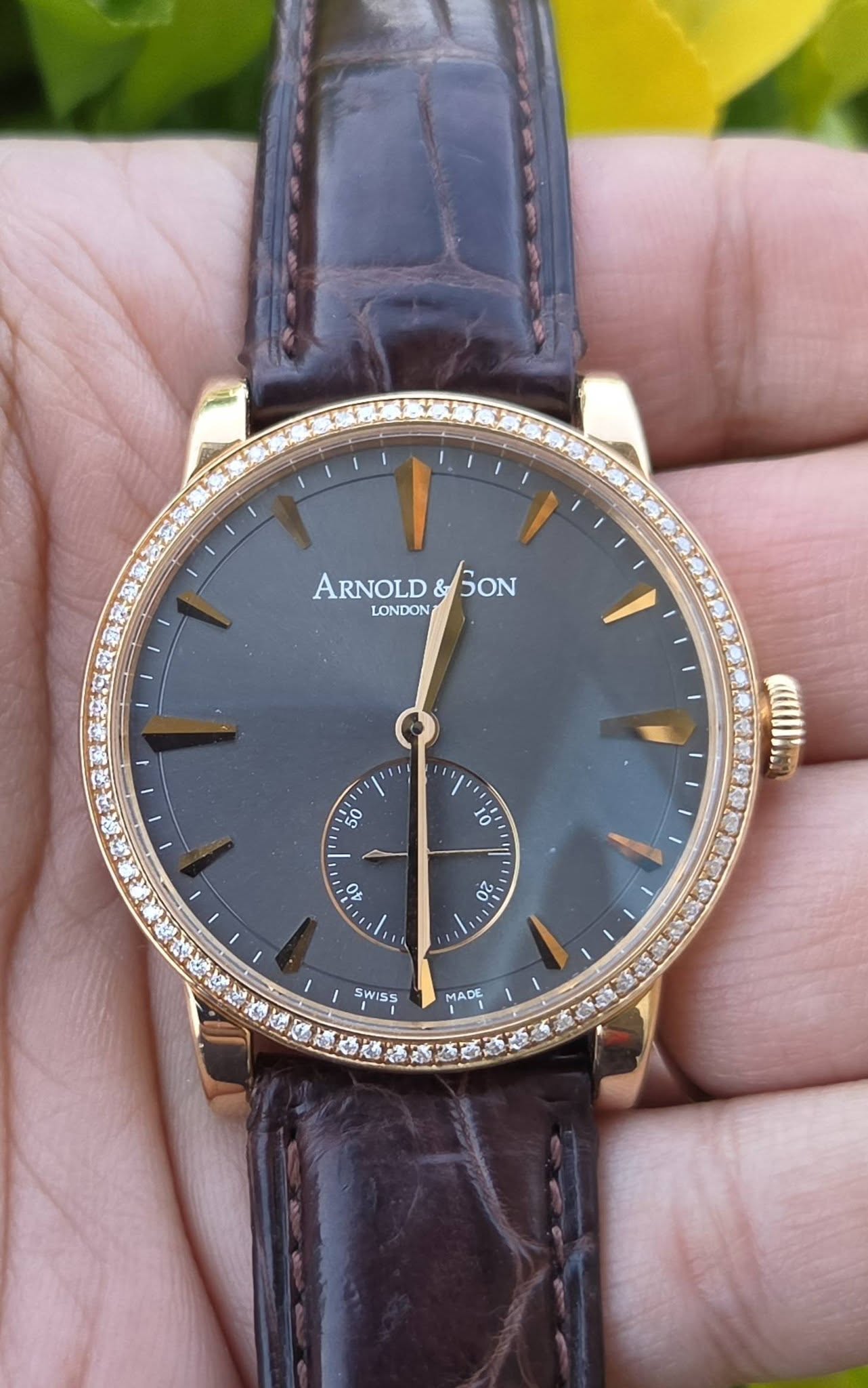 May be an image of wrist watch and text