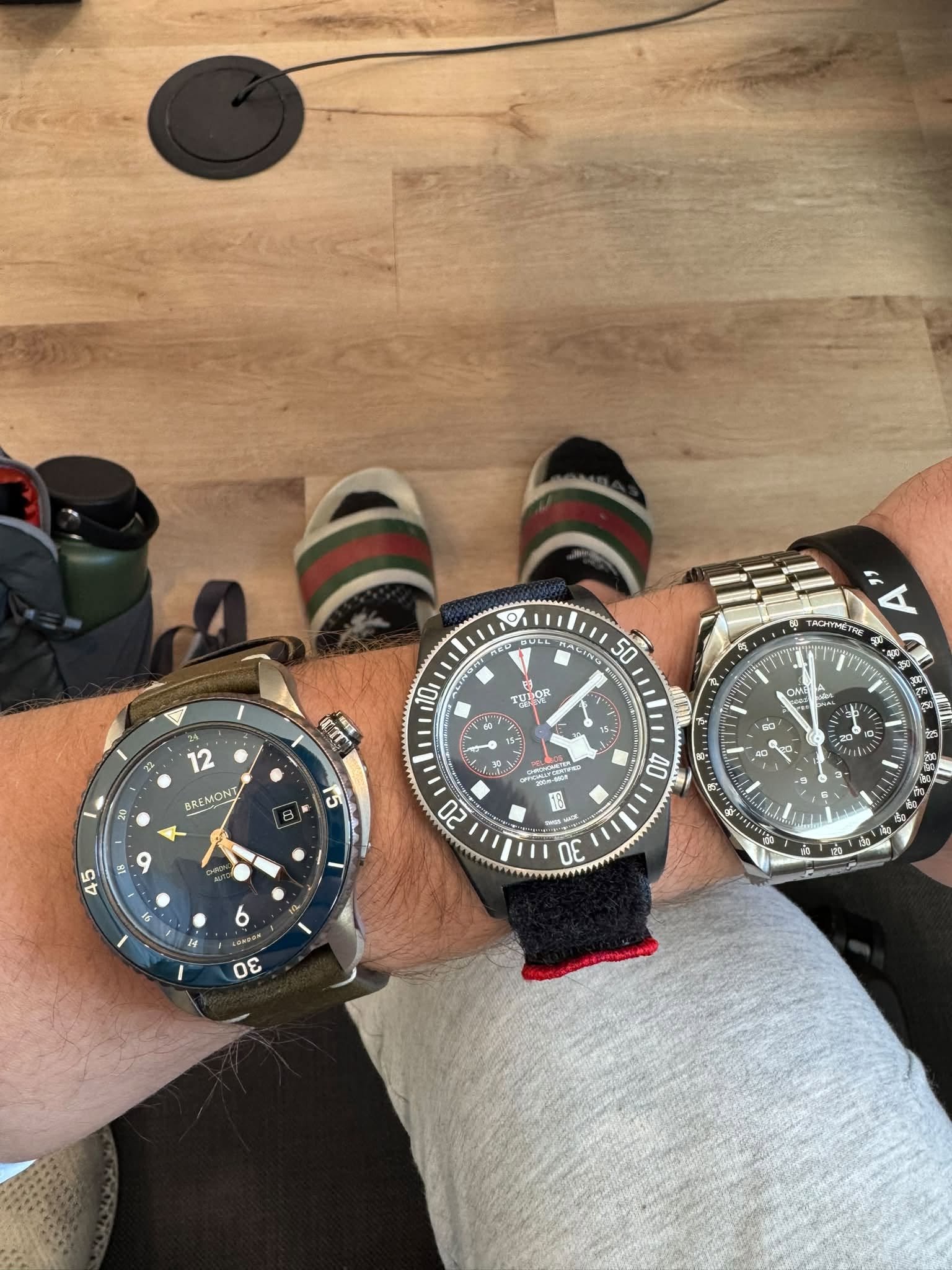 May be an image of wrist watch and text