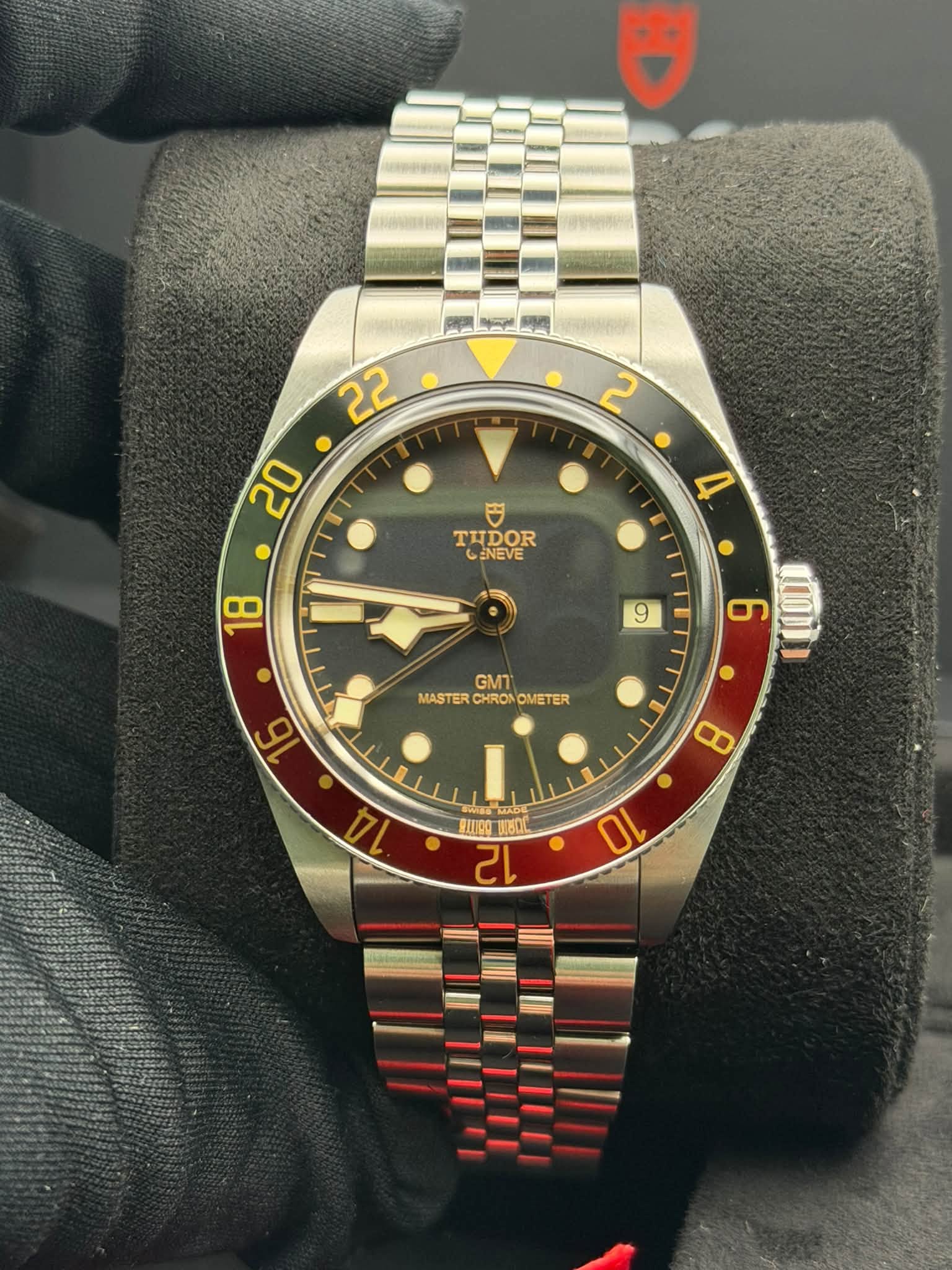 May be an image of wrist watch and text