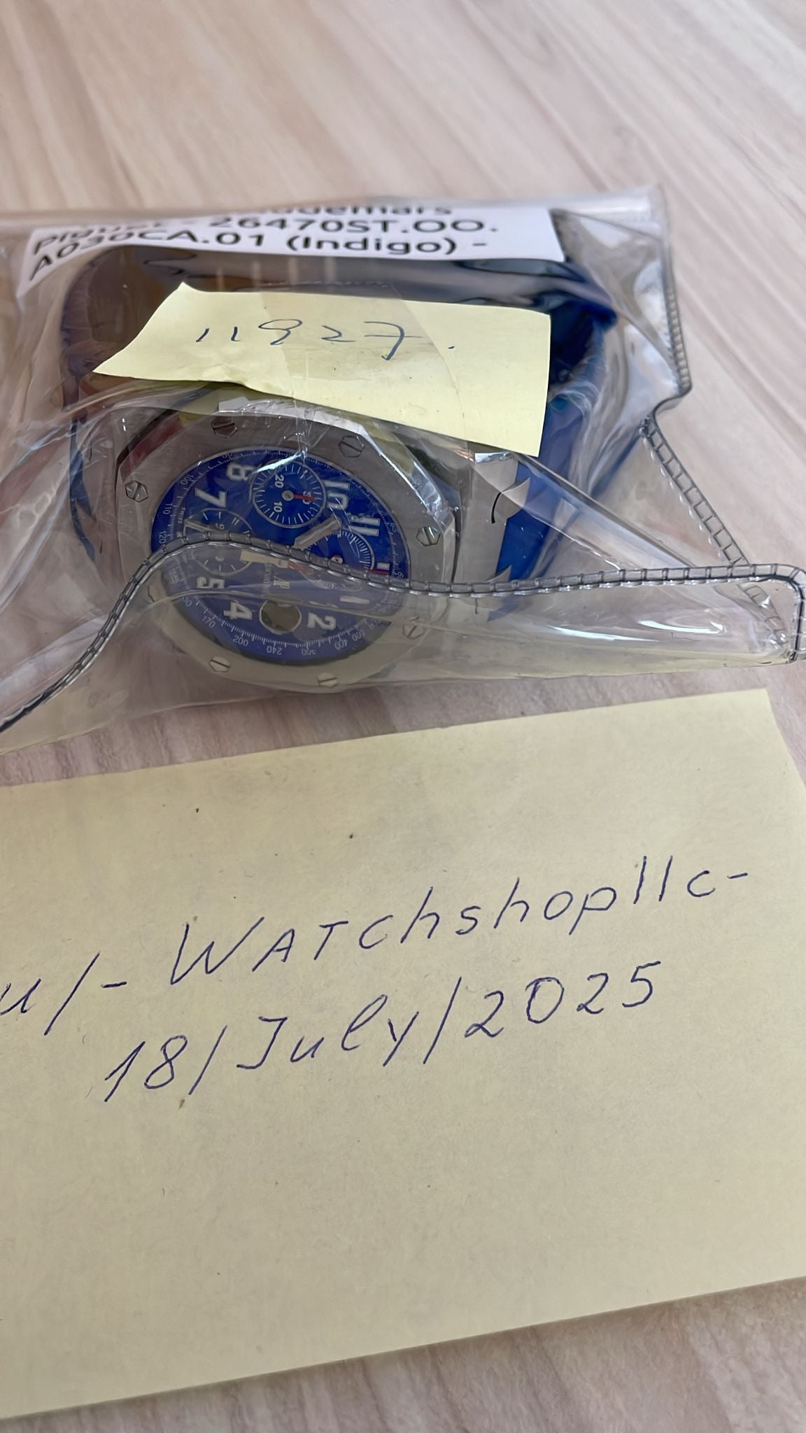 [WTS] 11927 - Audemars Piguet - 26470ST.OO.A030CA.01 (Indigo)-With Box-pre-owned with minor signs of usage-22,150$ image