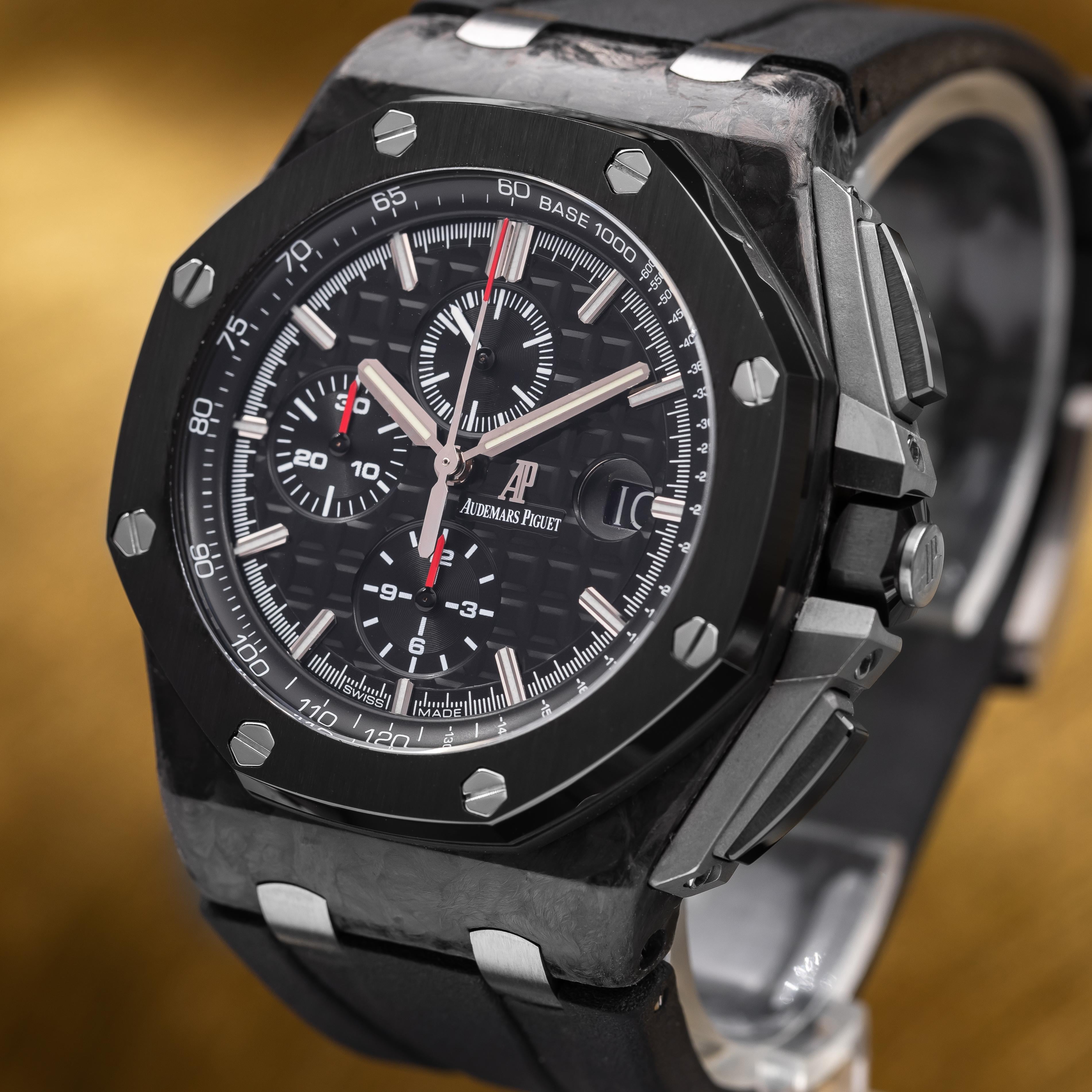 [WTS] [US] Audemars Piguet Royal Oak Offshore Chronograph 44mm Black Forged Carbon Fiber Ceramic - 26400AU image