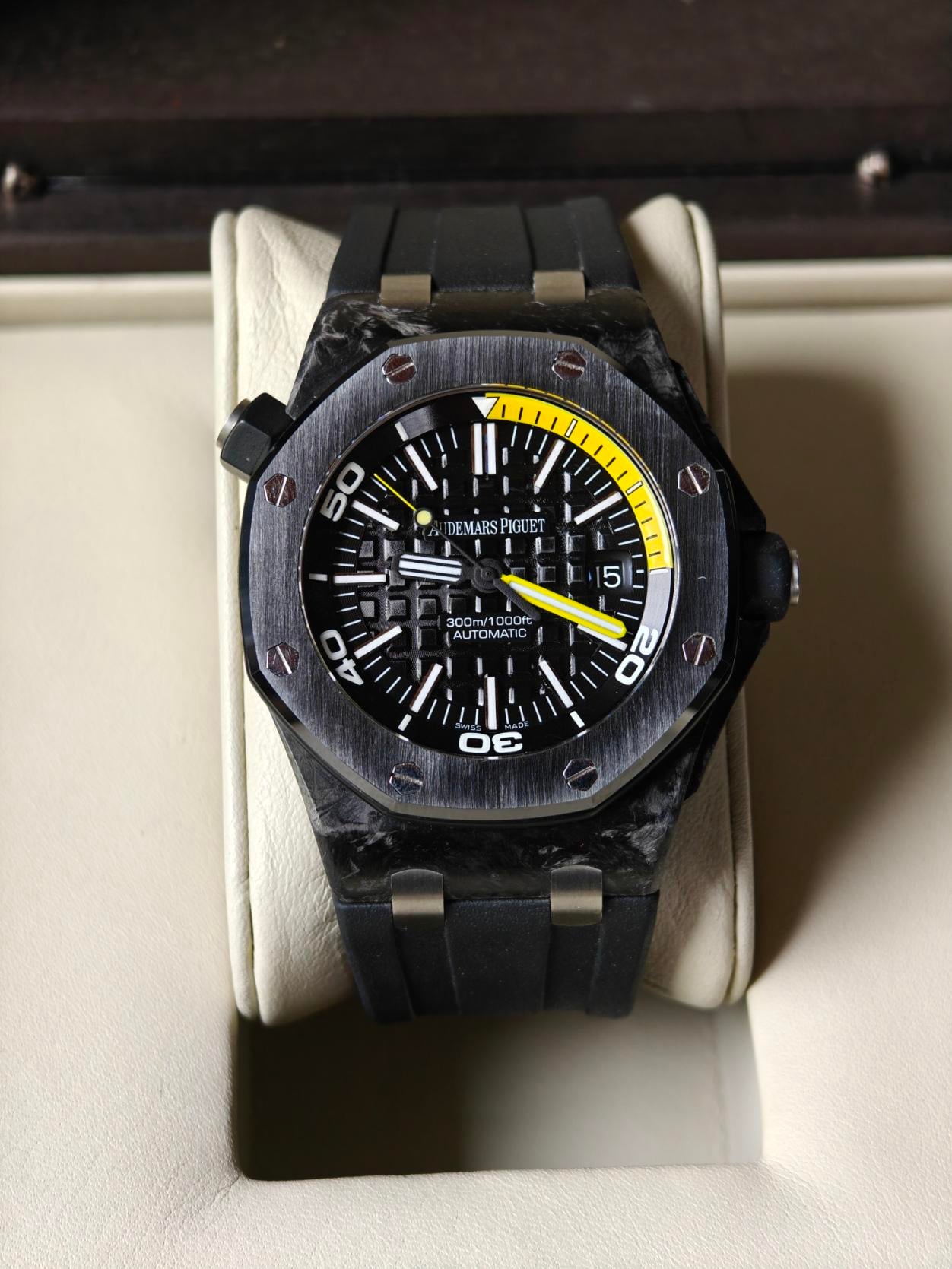 [WTS] Audemars Piguet Royal Oak Offshore Diver Carbon 15706AU – $22,488 Shipped (2013 Box & Papers) image