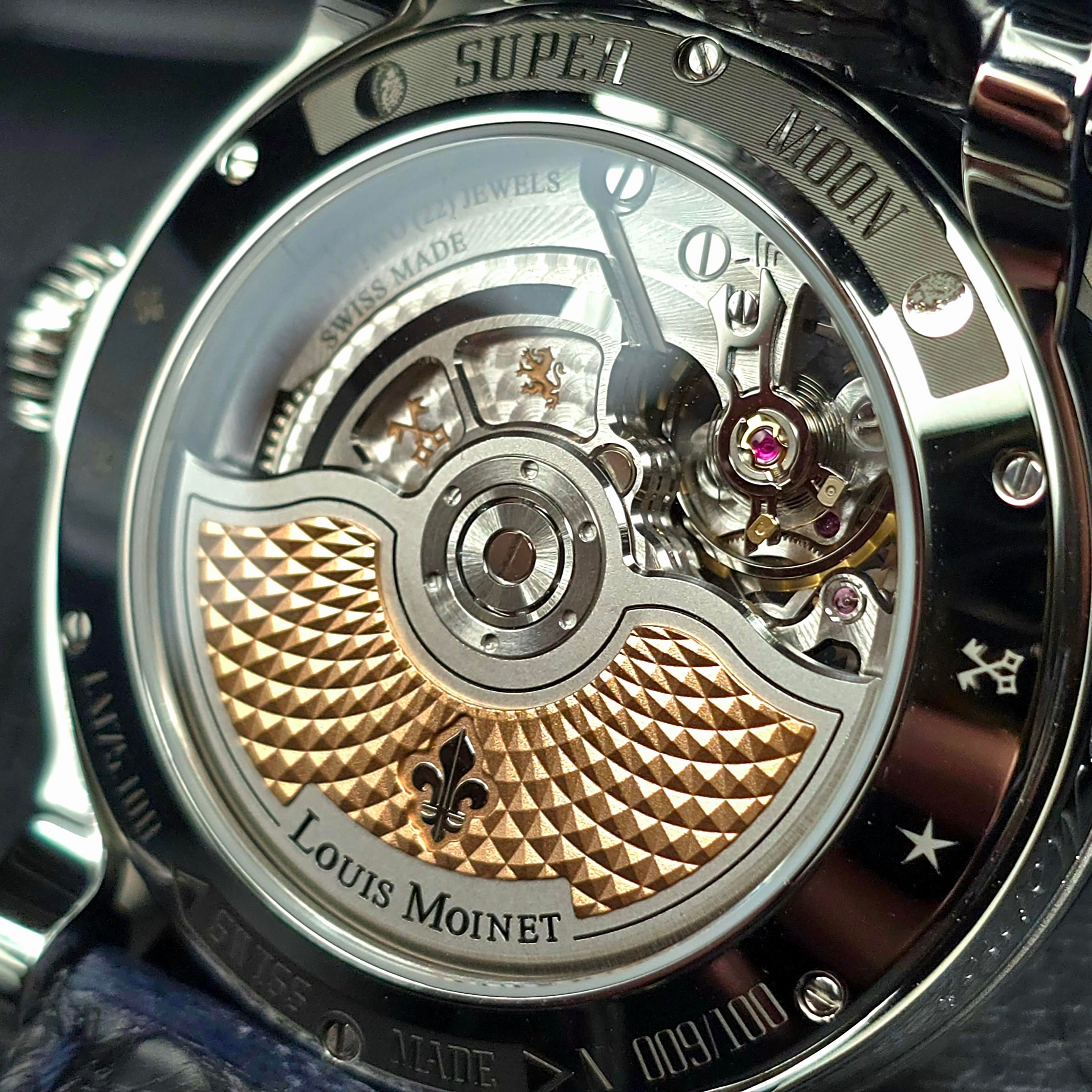 [WTS/WTT] Louis Moinet Super Moon Limited Edition, real Lunar meteorite! 43mm steel, New and Unworn image