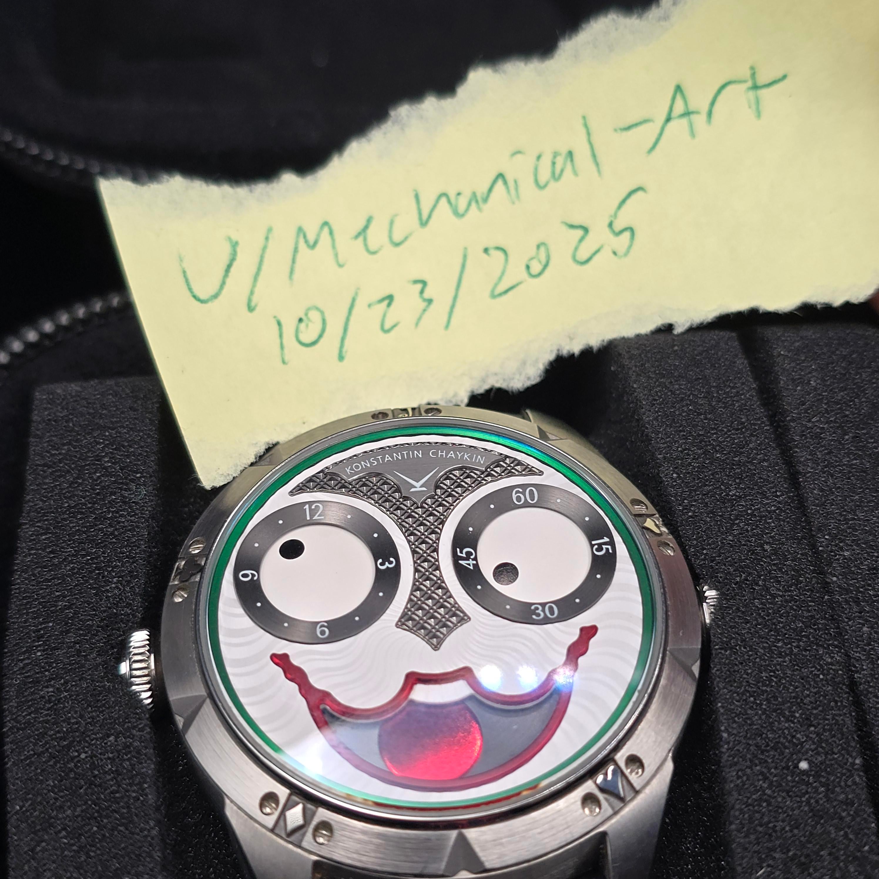 [WTS/WTT] Konstantin Chaykin Joker Titanium, one of only 88, hand signed box! Full set 2020 image