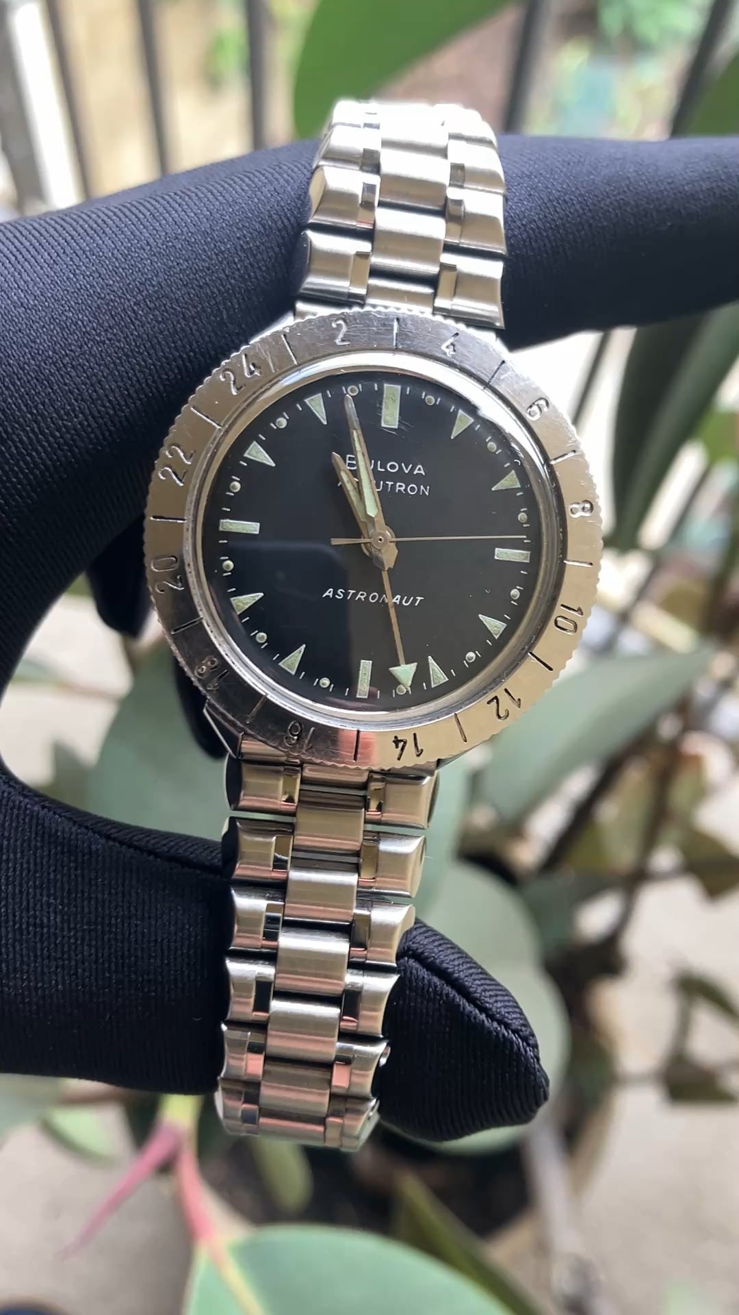 [WTS] Bulova Accutron Astronaut GMT from 1967, 38mm, professionally serviced, on new Forstner bullet bracelet. $1725 shipped CONUS. image