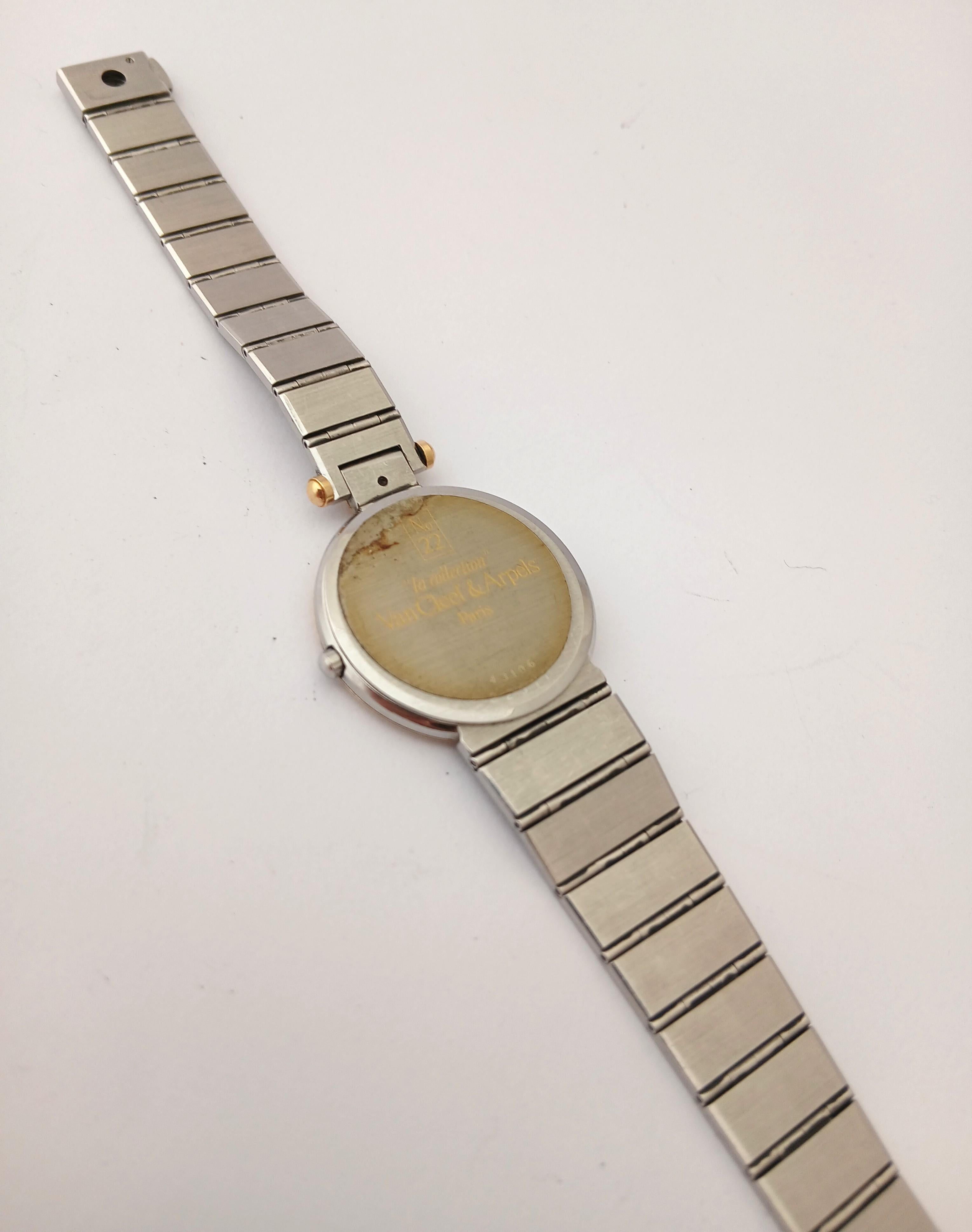 [WTS] Van Cleef & Arpels La Collection 43106 Yellow gold and Stainless Steel Ladies Watch $600 image