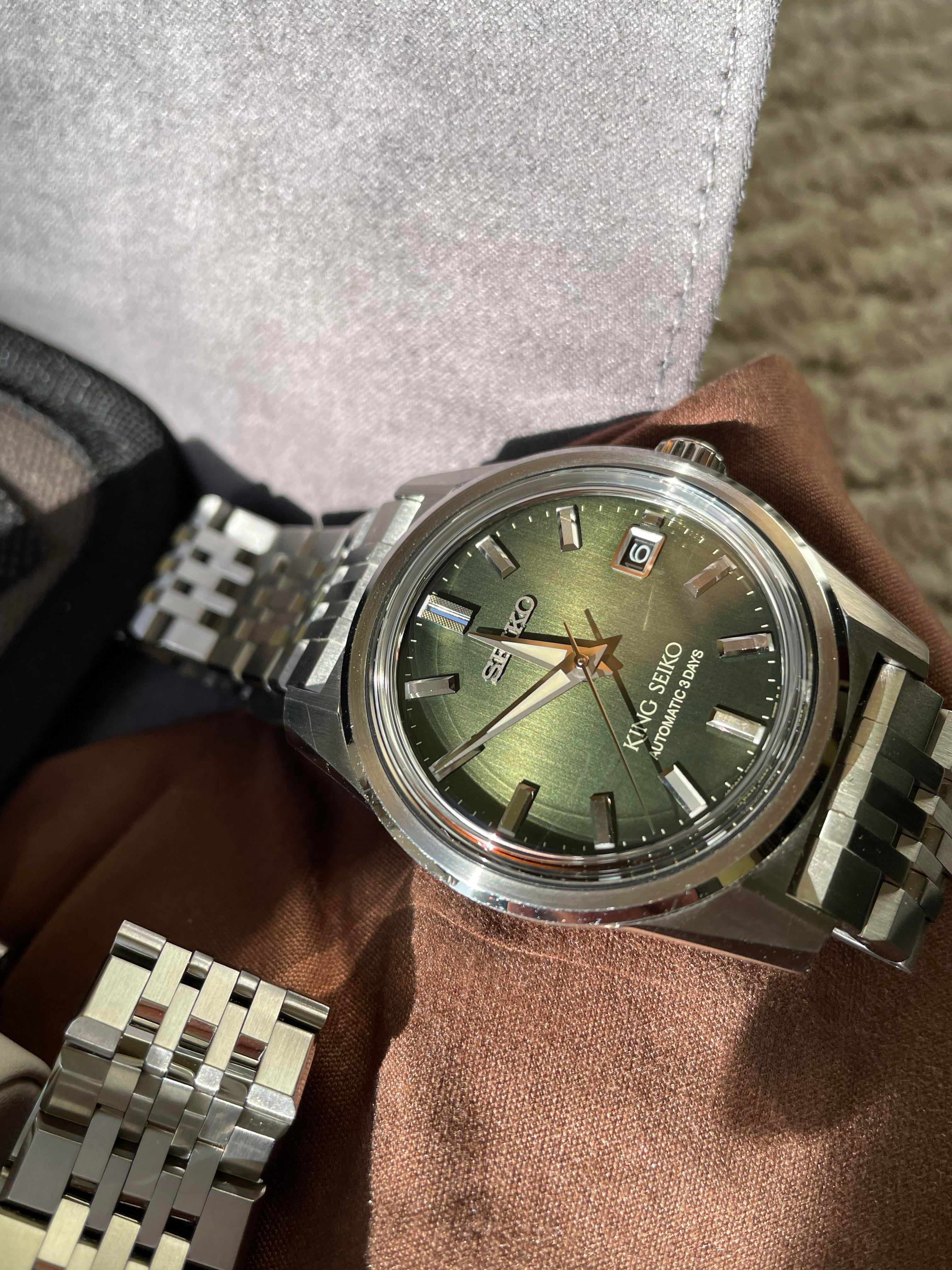 [WTS/WTT] RW Millesime Small second on bracelet, Full Set, 39mm, and couple King Seikos 3 days 39mm image