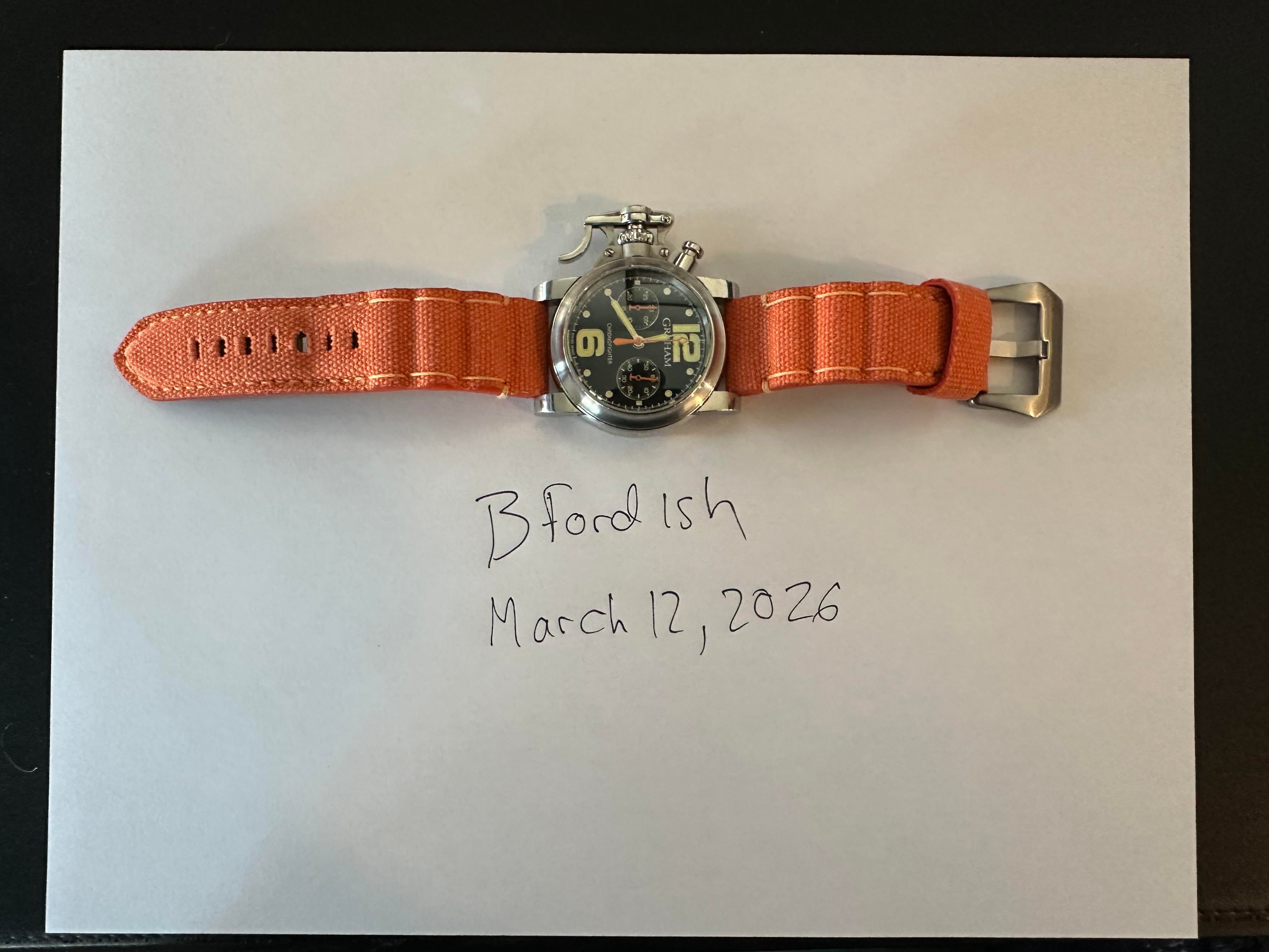 [WTS] Graham Chronofighter R.A.C. Tourneau Edition 2CFAS - 04/25 Limited - Complete Set image