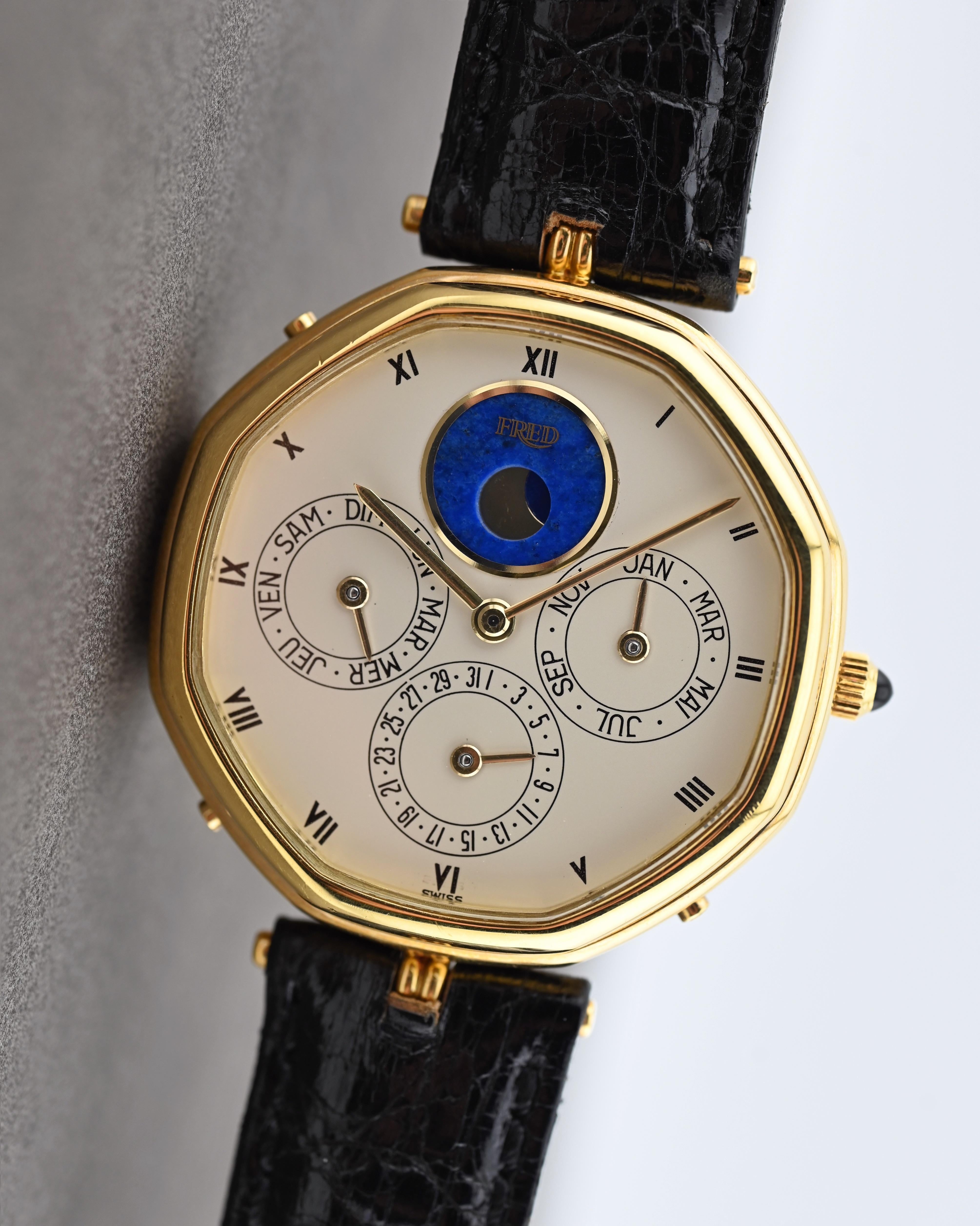 [WTS] Gerald Genta Perpetual Calendar Retail Signed FRED ref. G1840.4 solid gold image