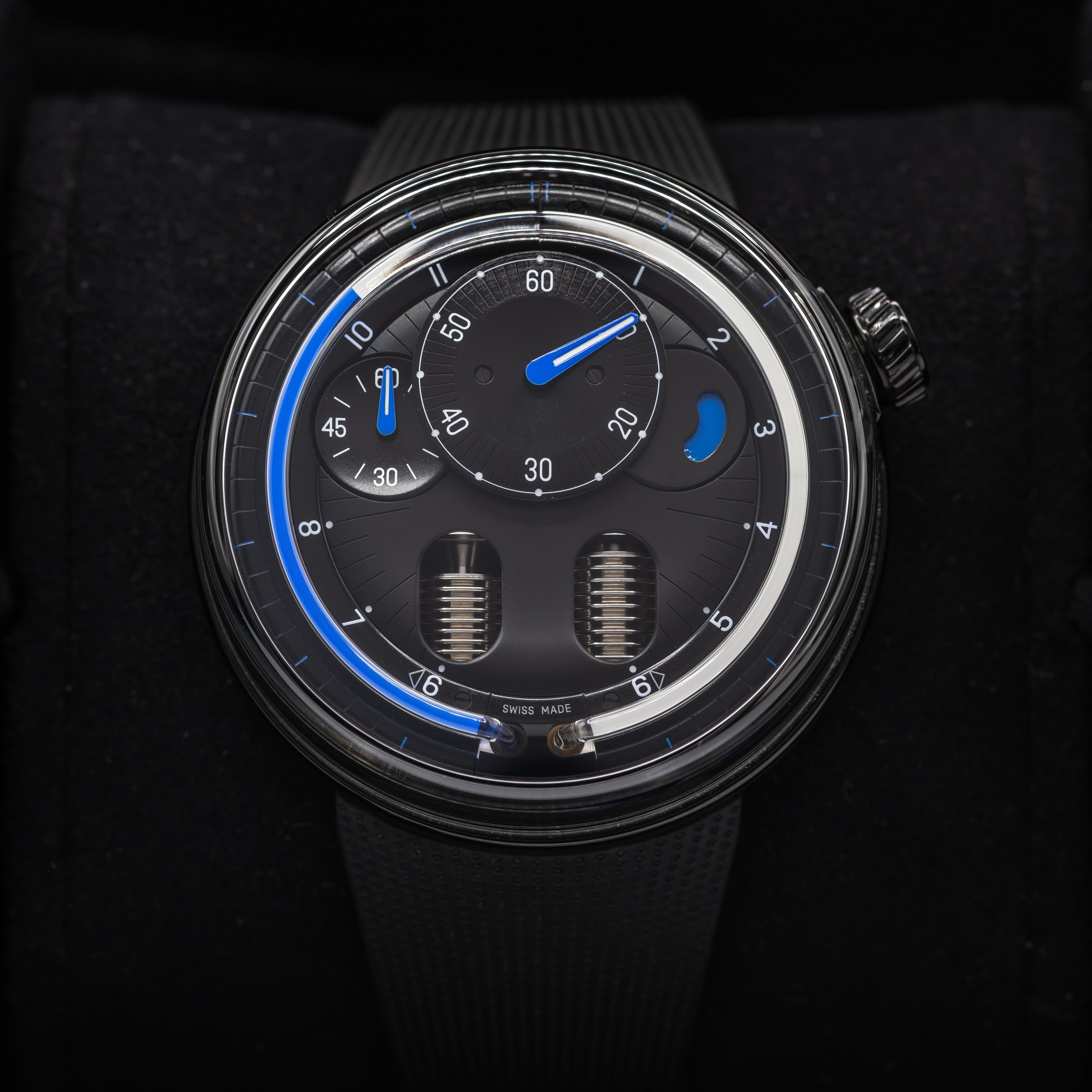 [WTS/WTT] HYT H0 Fluid Mechanical Blue Night, Black and Blue just serviced at HYT! image