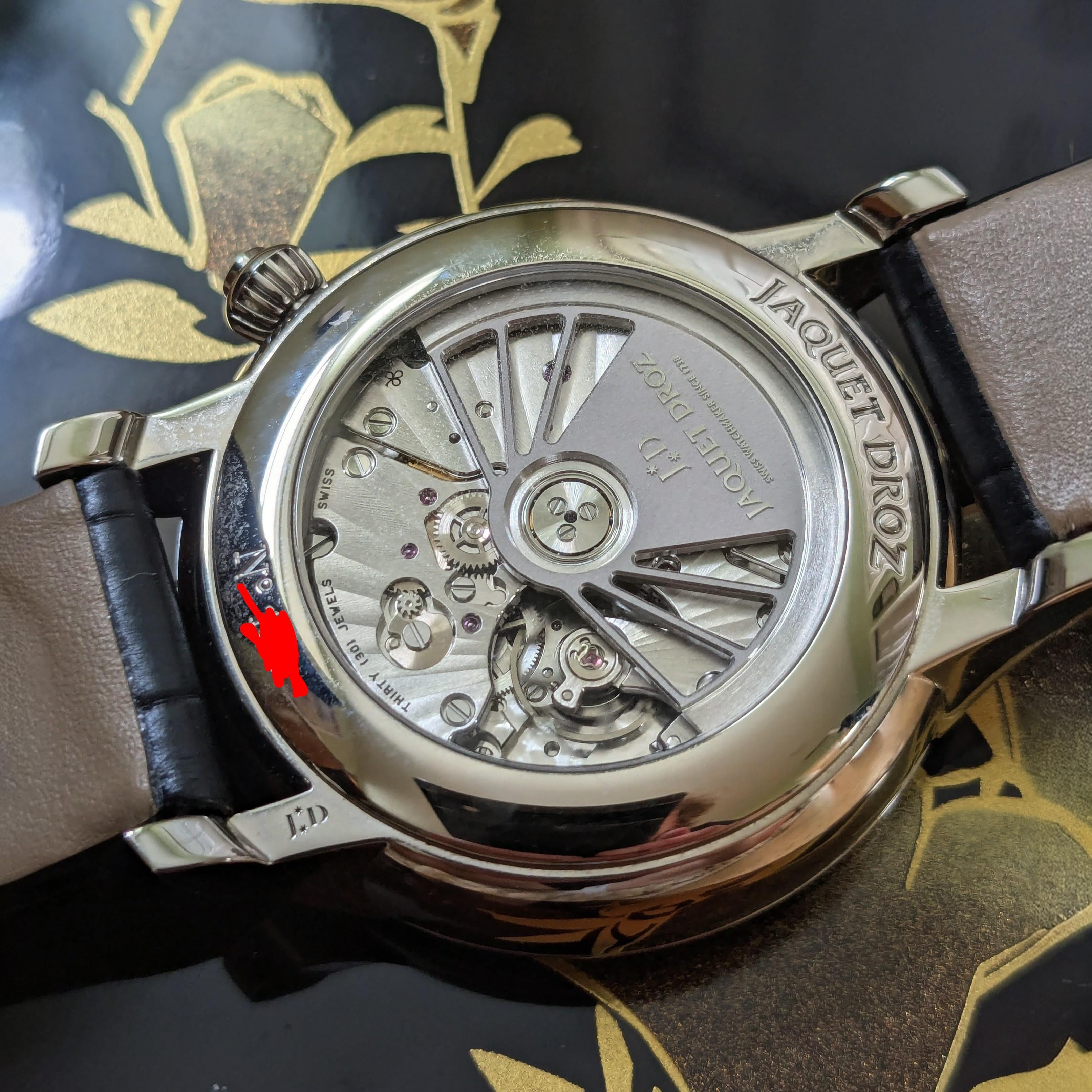 [WTS] Jaquet-Droz Grande Seconde Off-Centered 39mm Steel. Box and Papers. Excellent Condition. image
