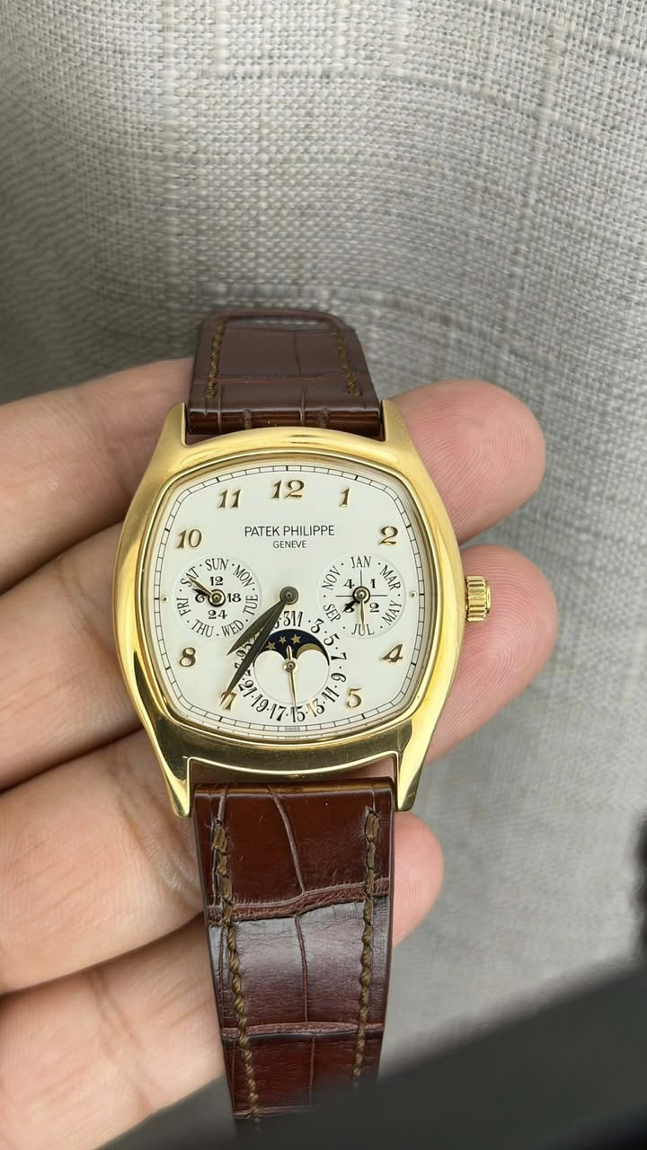 May be an image of wrist watch and text that says '12 콘 තම18 뻥 ብብ PATEKPHILIPPE PATEK PHILIPPE GENEVE a SUV JAV MAR NOV Sa Αγή ルレ 5 D ピカ മനവ'