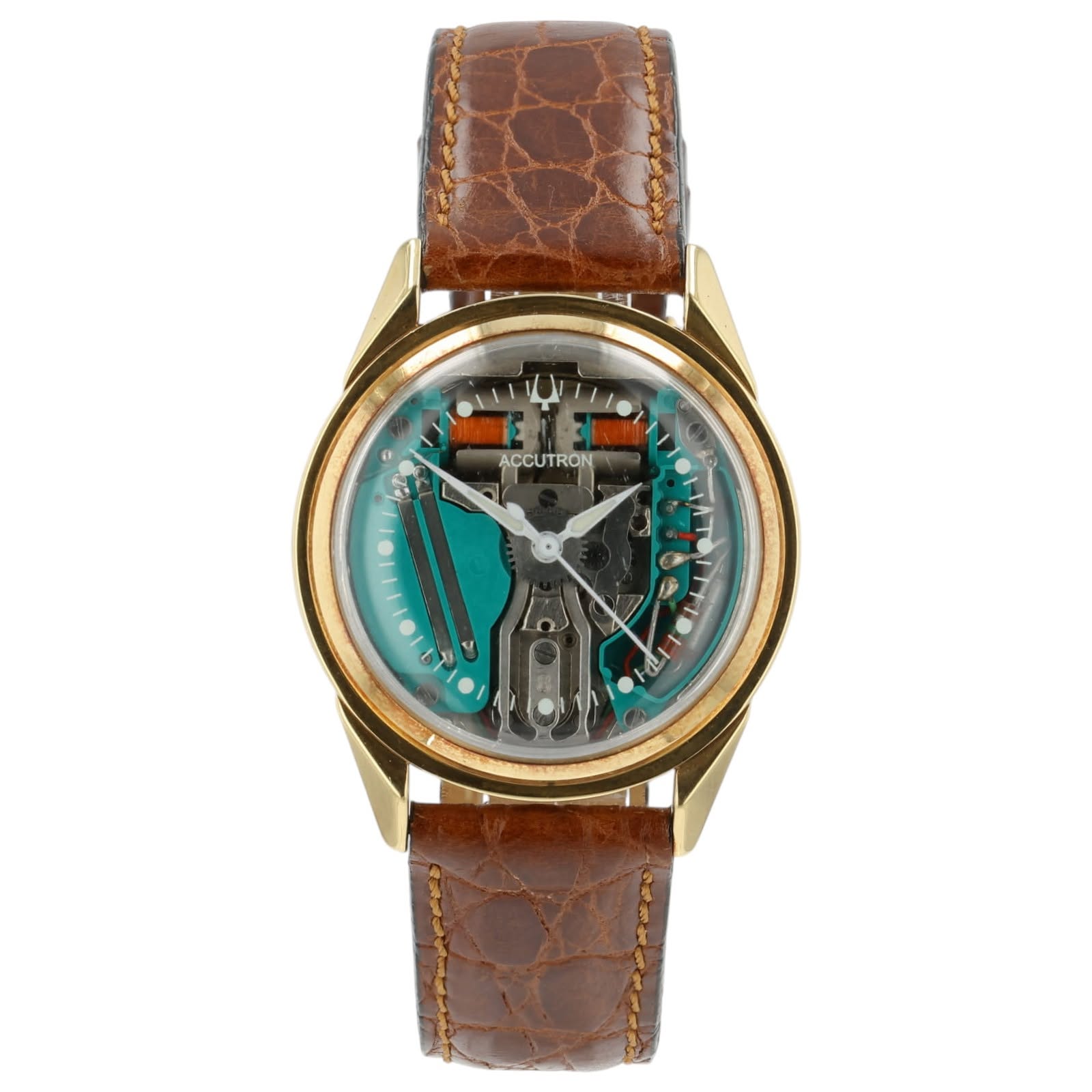May be an image of wrist watch and text that says '0 태 ACCUTRON ACCUTRON S ח In'