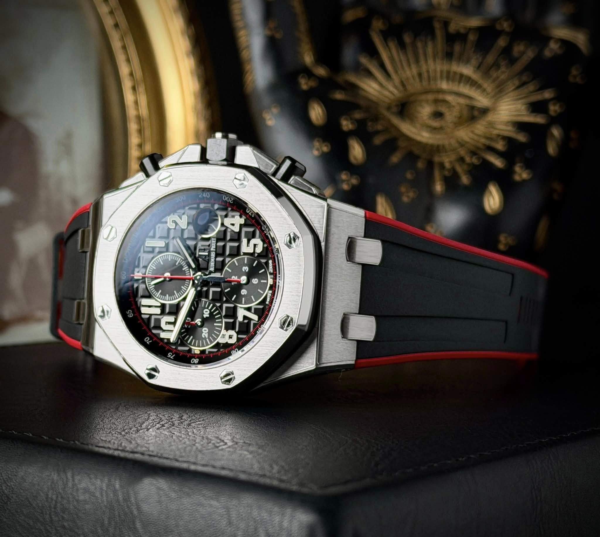 May be an image of wrist watch and text