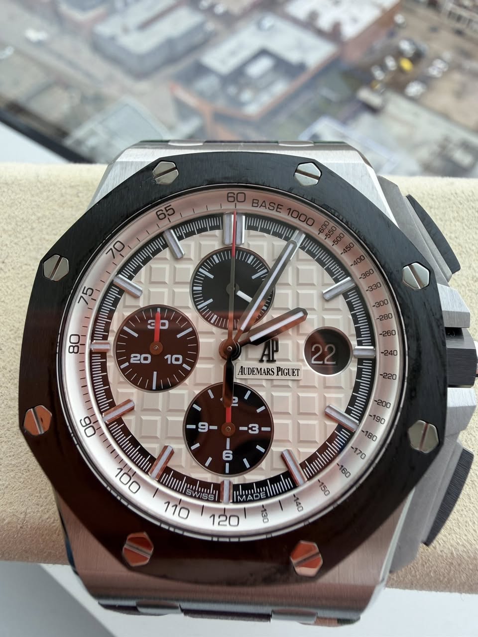 May be an image of wrist watch and text