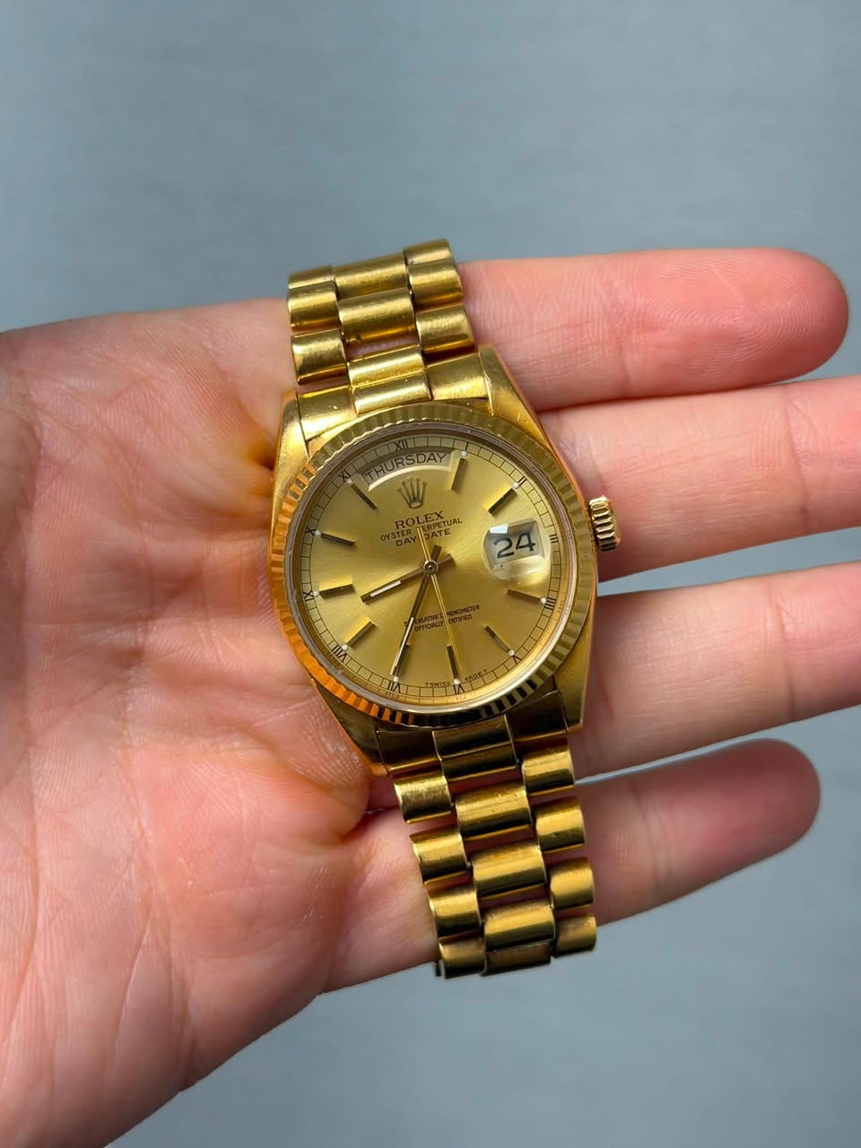 May be an image of wrist watch