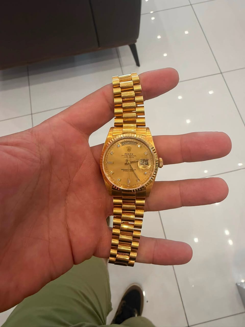 May be an image of wrist watch