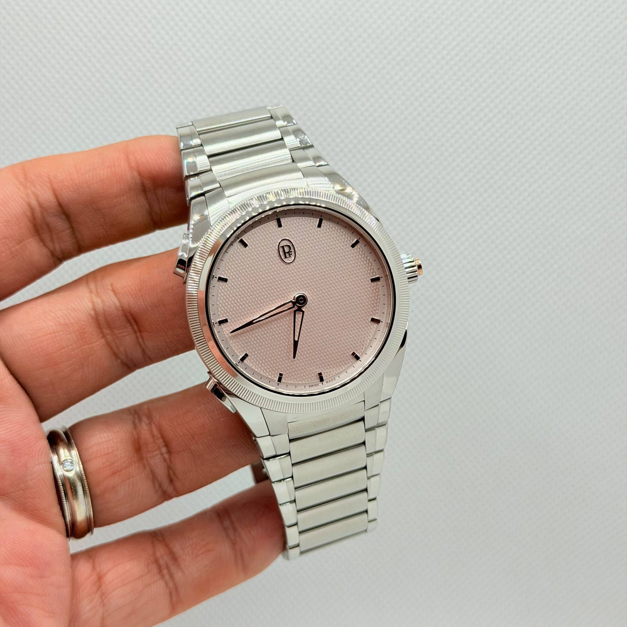 May be an image of digital watch and text