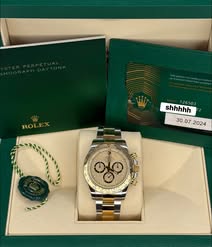 May be an image of wrist watch and text that says 'OGRAPHDAYTONA ONA ROLEX 126503 shhhhh no AO ADA 5าดนยิอ 94 D'