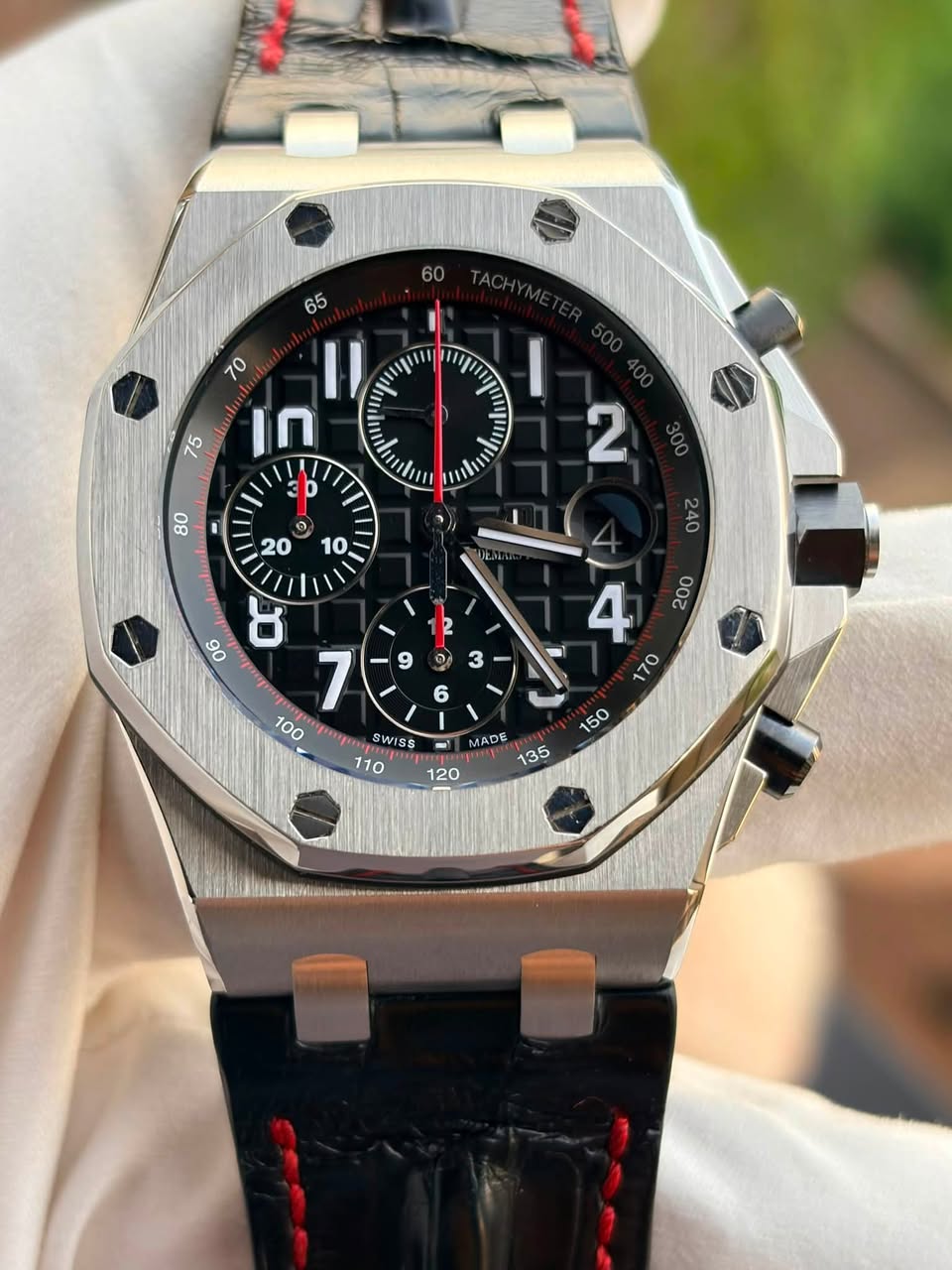 May be an image of wrist watch and text that says '65 III 1 70 n 75 シ O0 9 200 O 2 0 6 3 S 06 ካ 7 100 भकसत SWISS MADE 135 120'